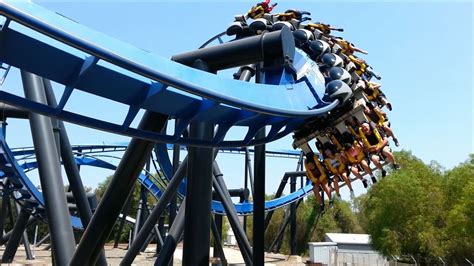 Batman The Ride Six Flags Magic Mountain Gos Coaster Clips Youtube