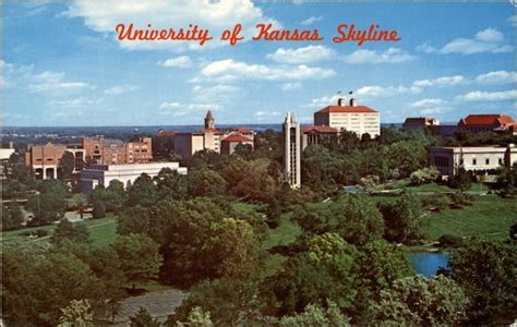 University Of Kansas Skyline Lawrence Ks