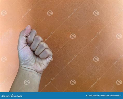 Man`s Left Hand Fist A Fighting Concept Stock Image Image Of Concept