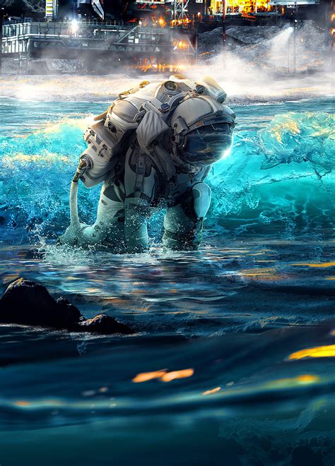 Astronaut In The Ocean Fan Art Manipulation On Behance