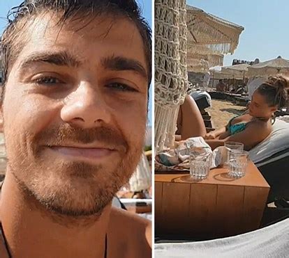 Não quero que seja perfeito, mas que seja sempre real. Lourenço Ortigão e Kelly Bailey na praia em Mikonos ...