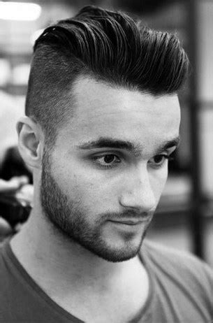 The sides of the head sport the ever trendy fade style that features shaved sides. 40 Slicked Back Undercut Haircuts For Men - Manly Hairstyles