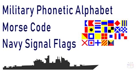 Military Phonetic Alphabet And Signal Flags