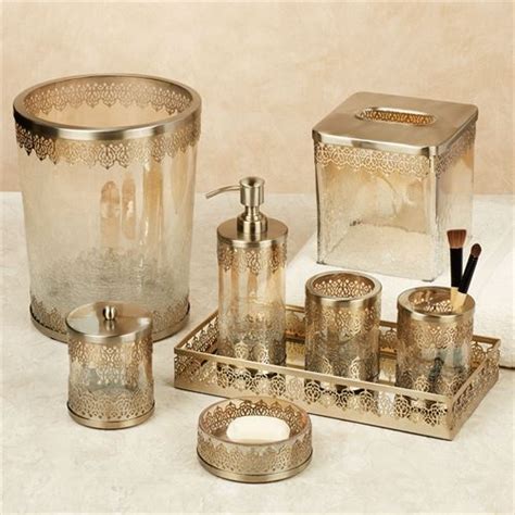 Golds black bathroom accessory set bathroom beach accessories crystal glass bathroom accessories set precision metal bathroom accessories pink bathroom accessories kids gold plating bathroom accessories bathroom accessories cheap price floating bathroom accessories bright. Ingrid Brushed Gold Metal and Glass Bath Accessories by J ...