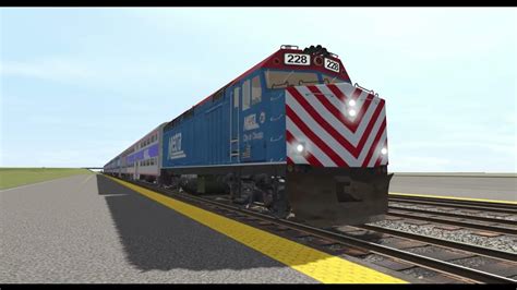 Trainz Railfanning Metra Express Westbound At Belmont Youtube