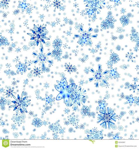 Abstract Snowflake Pattern Texture Background Stock Illustration