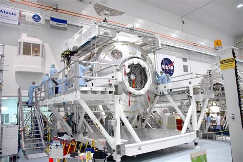 Esa The European Columbus Laboratory Settles Into A New Home In The