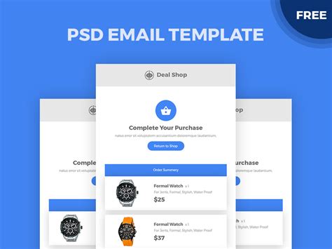 Free Psd Email Template Free Psd Ui Download