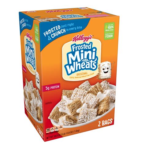 Kellogg S Frosted Mini Wheats Bite Size Cereal SmartLabel