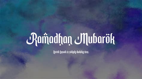 Ramadhan Mubarok Font Download Free For Desktop And Webfont