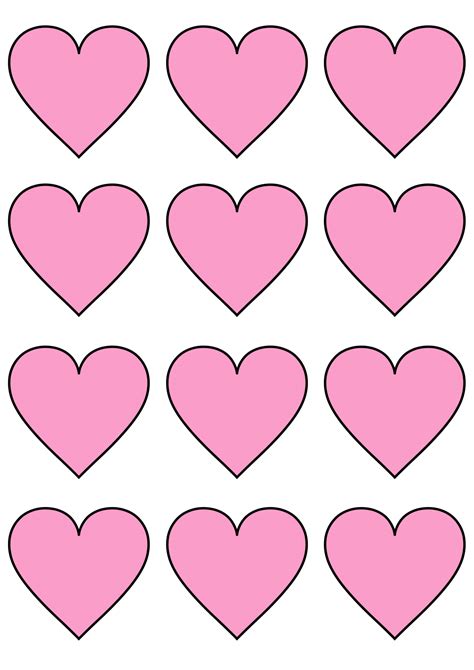 12 Free Printable Heart Templates Cut Outs Freebie Finding Mom Heart