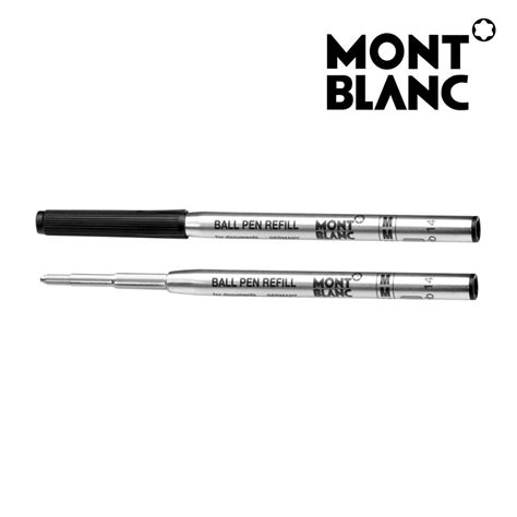 Black mont blanc ballpoint refill x2. Montblanc 116190 Ballpoint Pen Refill Medium (M) Mystery ...