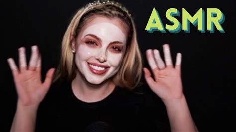 asmr hand sounds mouth sounds e sons de skincare youtube