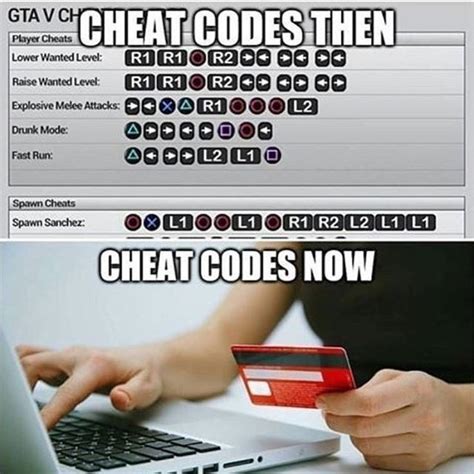Cheat Codes Gamer Gear Gamer Humor Gaming Memes Cs Go Memes True