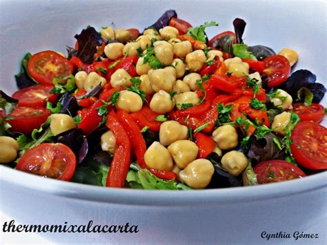 Recetas De Ensaladas Ensalada De Garbanzos Garbanzos Ensaladas