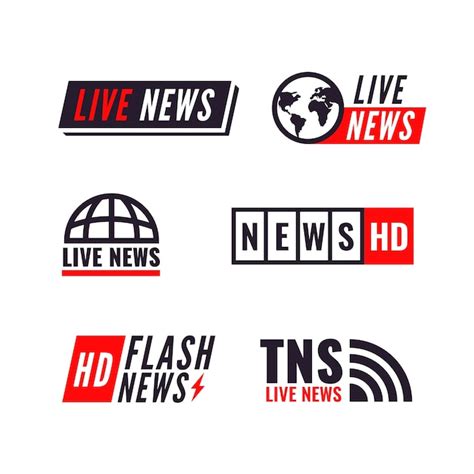 News Logo Collection Free Vector