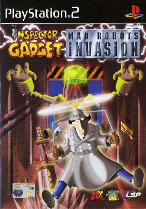 Inspector Gadget Mad Robots Invasion Ps2 Cover