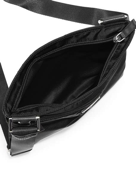 Real purse | designer purses for less. Prada Small Nylon Crossbody Bag | Neiman Marcus