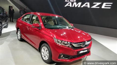 Auto Expo 2018 New Honda Amaze Revealed Expected Launch Date And Price