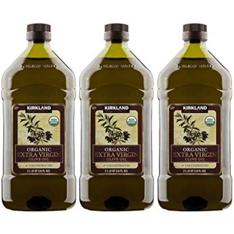 Kirkland Signature Organic Extra Virgin Olive Oil 2L 3 Pack 1