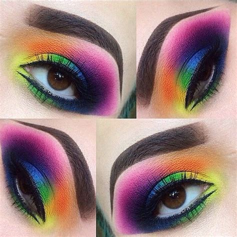 Rainbow Eye Makeup How To Pull Off The Instagram Trend