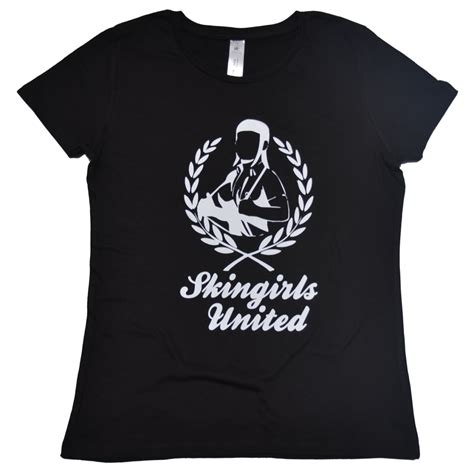 Dament Shirt Skingirls United G107 Skinhead Girls Rascal Streetwear Online Shop Details