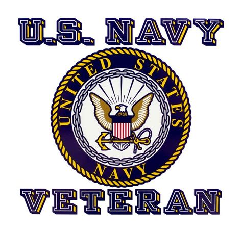 Navy Veteran With Seal Clear Decal Navy Emblem Navy Crafts Us Navy