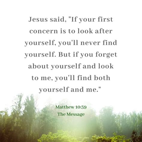 Find Yourself In Gods Word Message Bible Jesus Quotes Nature Quotes