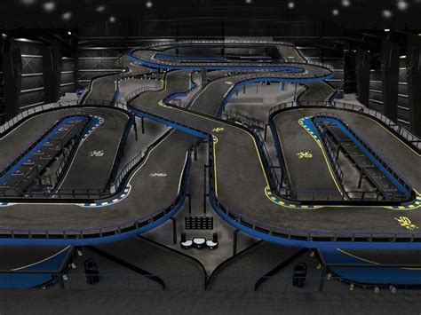 Worlds Largest Indoor Multi Level Karting Track And Premier