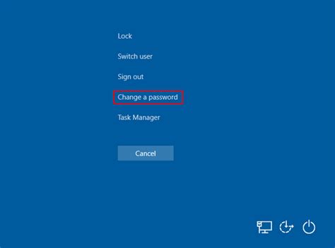 Windows 10 change password via setting app in windows 10, you can change password with another new password, a pin or even a picture password. Remove Change A Password From Ctrl+alt+del Screen ...