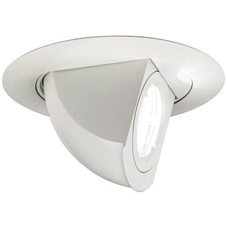 Wall washed trim involves a directional reflector and a light scoop that directs light onto the wall. Juno 4" Low Voltage Adjustable Angle Recessed Light Trim ...