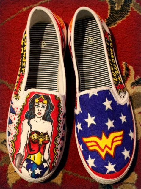 Custom Wonder Woman Shoes Sapatos