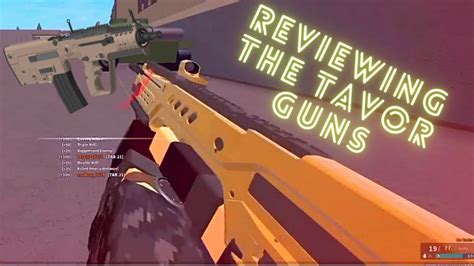 Reviewing The Tavor Guns Phantom Forces Tar 21 X95r X95 Smg Youtube