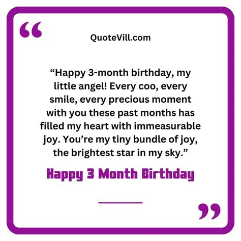 80 Best 3rd Month Birthday Wishes And Captions