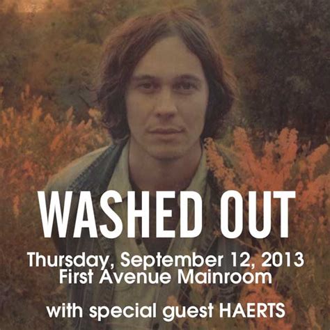 Washed Out ★ Mainroom First Avenue