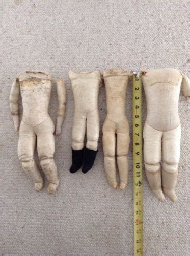 4 Leather Antique 1800s Doll Bodies For Tlc Antique Price