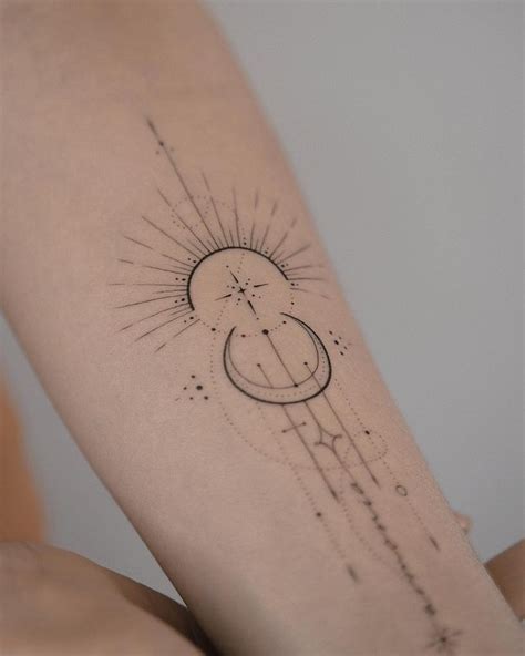 Impossibly Thin Line Geometry Tattoo Artofit