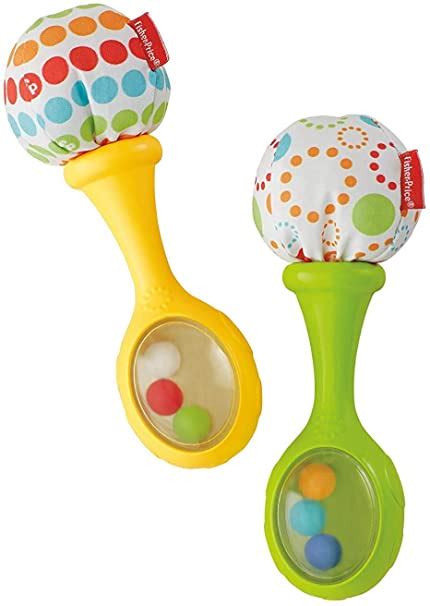 Fisher Price Rattle N Rock Maracas Musical Multi Color Baby