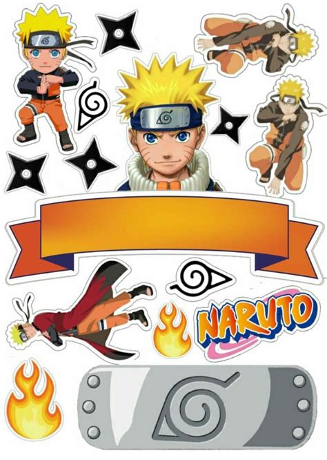 Topper Naruto Naruto Birthday Naruto Naruto Party Ideas