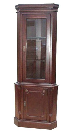 Amish large corner curio cabinet a large curio, this solid wood beauty saves space by fitting in a corner. Contemporary Corner Curio Cabinet - Foter