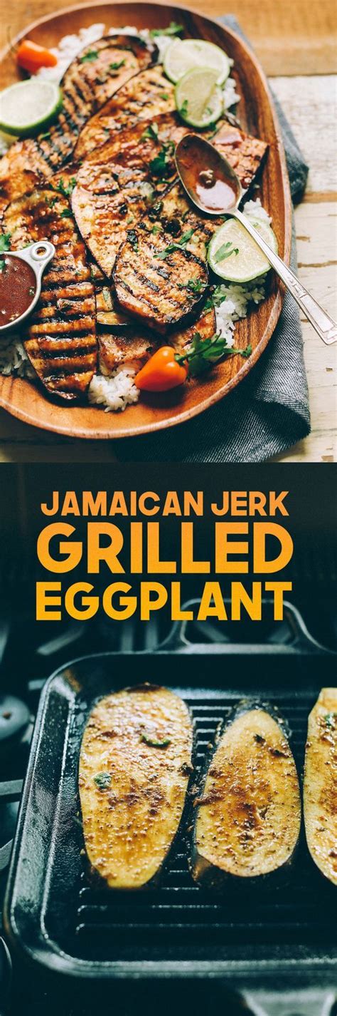 Combine your garlic, ginger, jerk seasoning, and lime for the eggplant part of the recipe in a bowl until you form a paste. Jamaican Jerk Grilled Eggplant (30 Minutes!) | Recipe ...