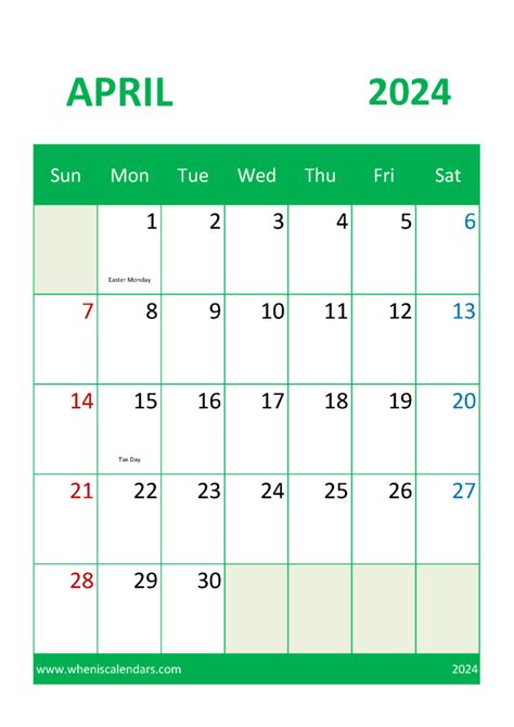 April 2024 Editable Calendar Monthly Calendar