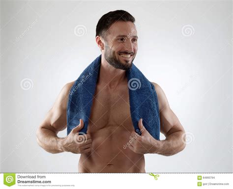 Cheerful Man Stock Photo Image Of Fitness Person Rope