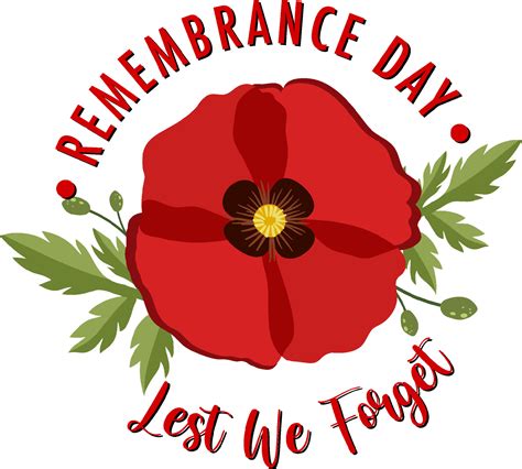 Remembrance Day Logo Design 12750277 Vector Art At Vecteezy