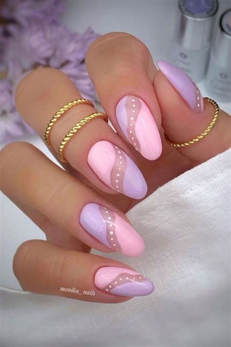 38 Stunning Almond Shape Nail Design For Summer Nails In 2021 Short