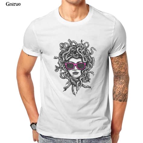Wholesale Cool Medusa Unisex Oversize T Shirt Essentials Black Punk Streetwear Men Clothing
