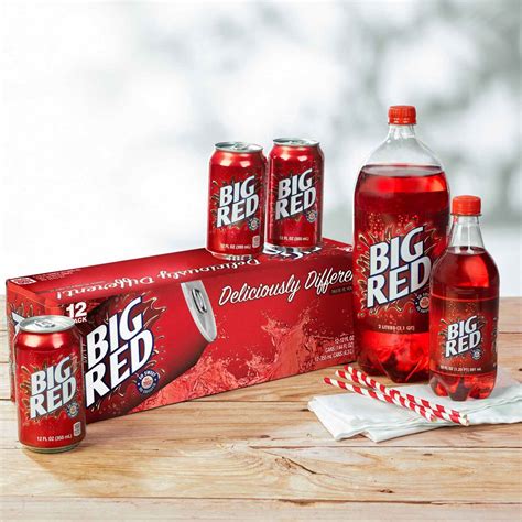Big Red Zero Soda 12 Oz Cans Shop Soda At H E B