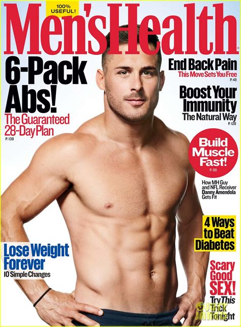 NFL S Danny Amendola Shows Off Ripped Abs For Men S Health Photo