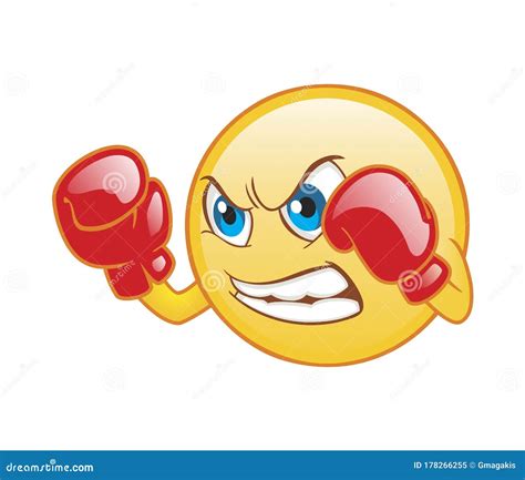 Box Fighter Emoji Stock Illustration Illustration Of Combat 178266255