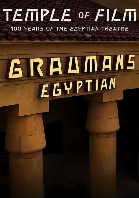 Temple Of Film Years Of The Egyptian Theatre Stream Online